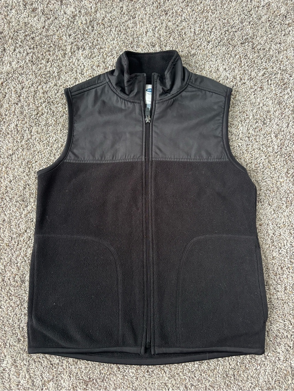 Kids old navy Black Full-Zip Fleece Vest - Classic Layering